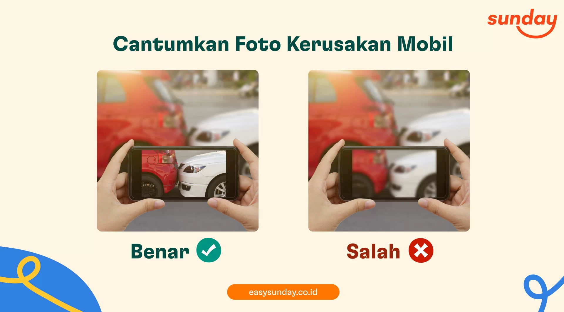 Penyebab klaim asuransi mobil ditolak adalah foto kerusakan mobil yang tidak jelas.