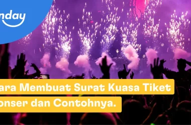 surat kuasa tiket konser.