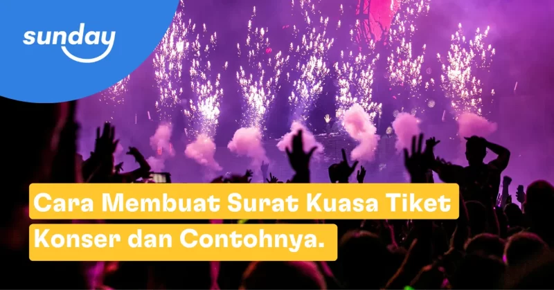 surat kuasa tiket konser.