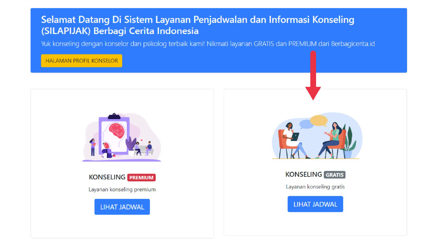 Ada banyak layanan konsultasi psikolog gratis yang bisa diakses secara online