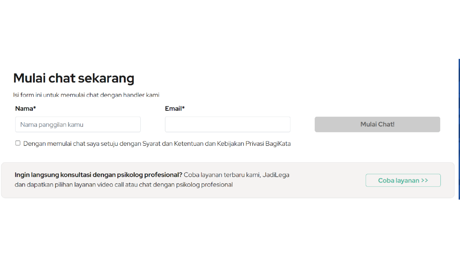 Ada banyak layanan konsultasi psikolog gratis yang bisa diakses secara online