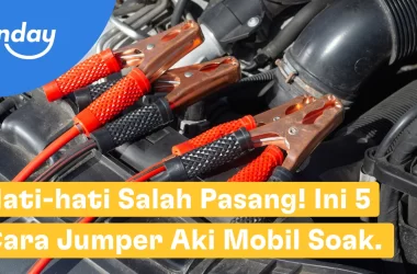 Cara jumper aki mobil diawali dengan mencari sumber tenaga dari aki mobil donor.